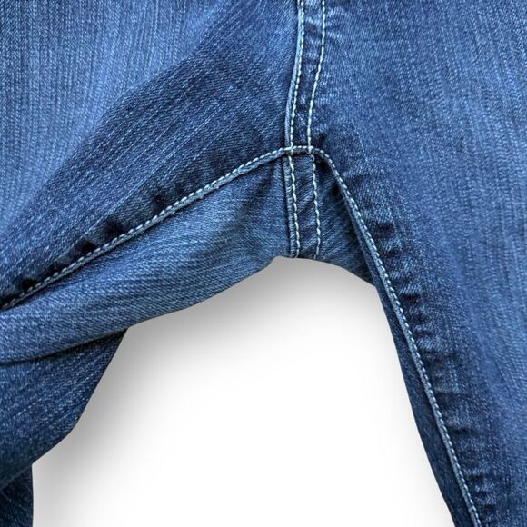 Daniel Jeans Black Silver Embroidered Butterfly Destroyed Straight size 9/10 - Picture 9 of 16